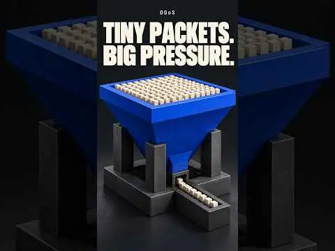 Tiny Packets, Big Pressure: How DDoS Strains Networks