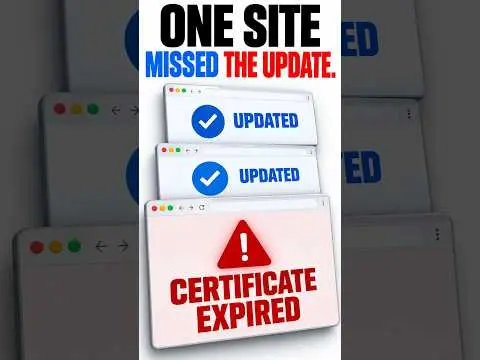 Certificate Renewed. Why Is Your Website Still Showing a Warning?