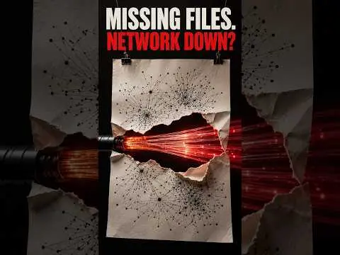 The Files Vanished. Did the Internet Go Down?