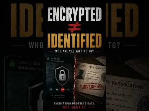 Your Video Call Is Encrypted — But Do You Know Who You’re Talking To?