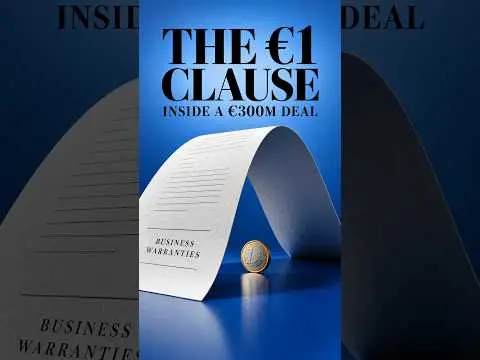 The €1 Clause Inside a €300 Million Deal