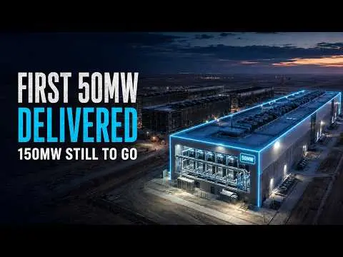 Microsoft Accepts IREN’s First 50MW—150MW Still to Go