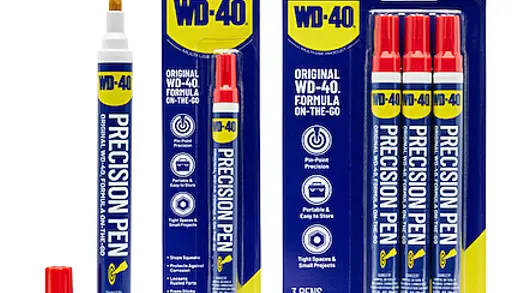 WD-40 stellt den WD-40 Precision Pen für Reparaturen unterwegs vor
