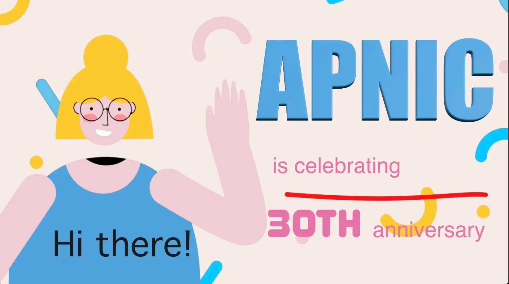 APNIC のアーカイブ記録のビジュアル