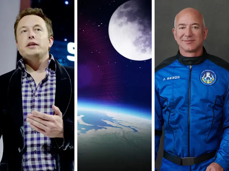 Bezos vs Musk: los CEOs de la carrera espacial compiten por la historia, pero solo el 1% se beneficiará