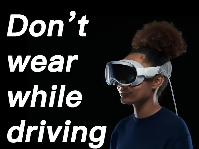 Tesla-Besitzer gewarnt: Apple Vision Pro während der Fahrt nicht verwenden