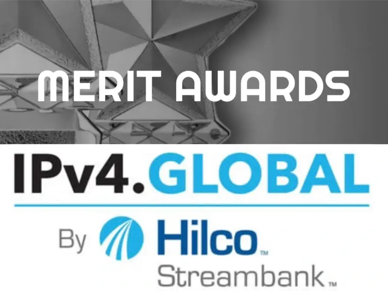 IPv4.Global تفوز بجائزة الاستحقاق الذهبية لخدمات الأعمال في جوائز الاستحقاق لقطاع الاتصالات