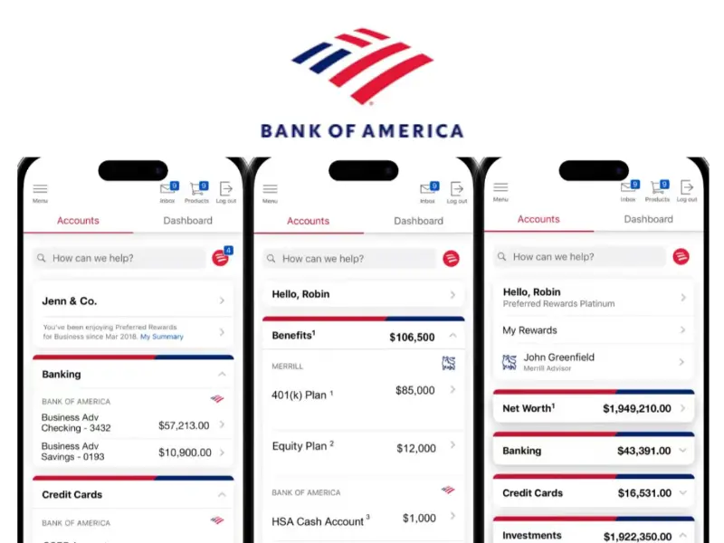 Bank of America تدمج الخدمات المصرفية والاستثمارية والتقاعد في تطبيق واحد