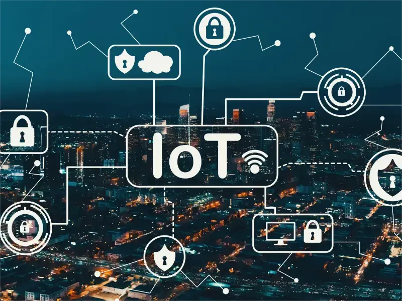 How can you control an IoT-connected smart device?