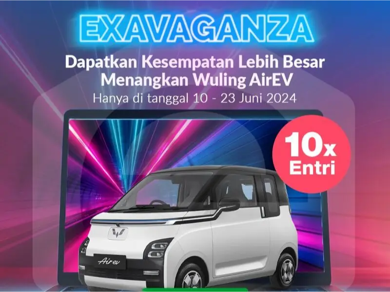 Exabytes Indonesia 提供赢取 Wuling AirEV Lite 的机会