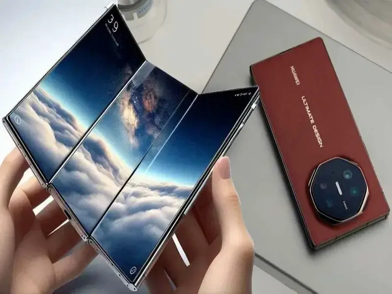 Huawei、初の三つ折りスマートフォンで Apple に挑戦