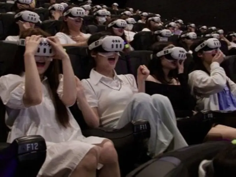 VR コンサートの観客