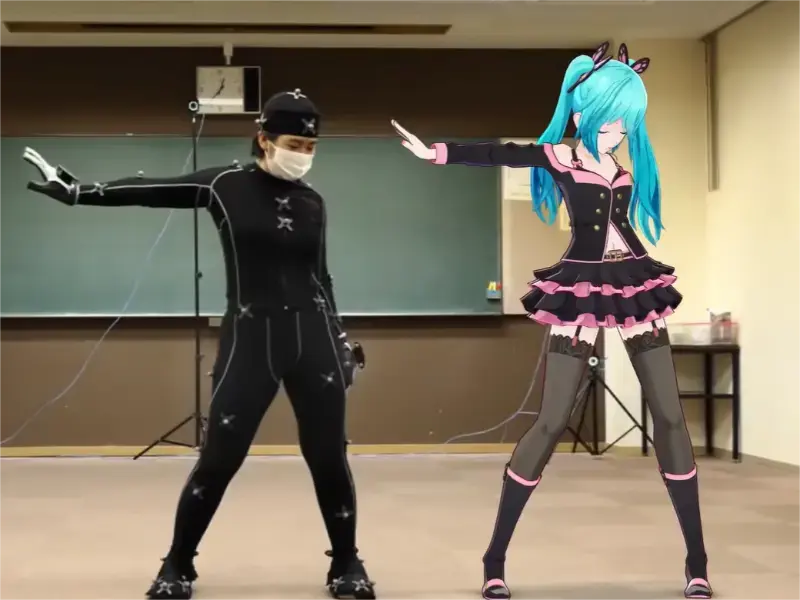 How motion capture brings virtual idols to life