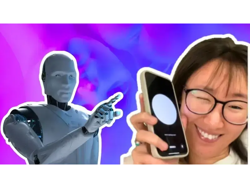 リサがダンと話している