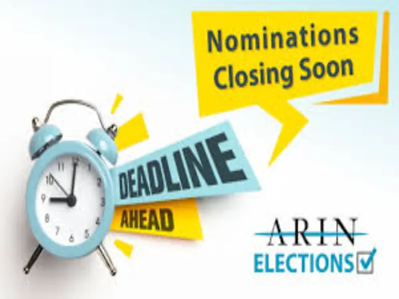 ARIN extends nomination deadline for NRO NC seat