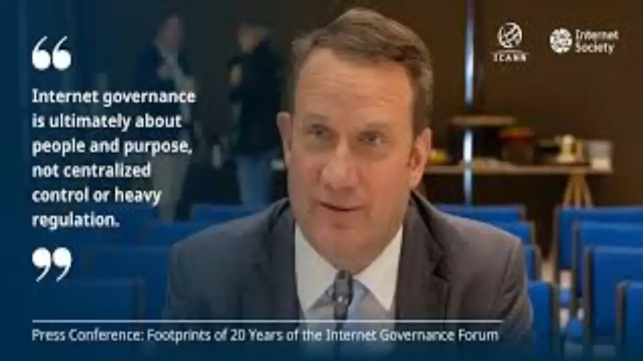 ICANN-CEO Kurtis Lindqvist steht vor Forderungen zur Reform der Interventionsregeln