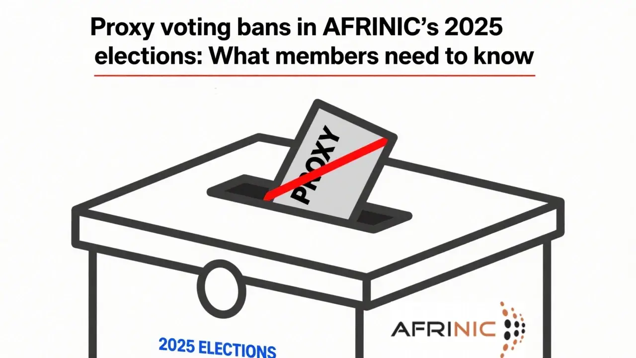Interdictions de vote par procuration aux élections 2025 d'AFRINIC: ce que les membres doivent savoir