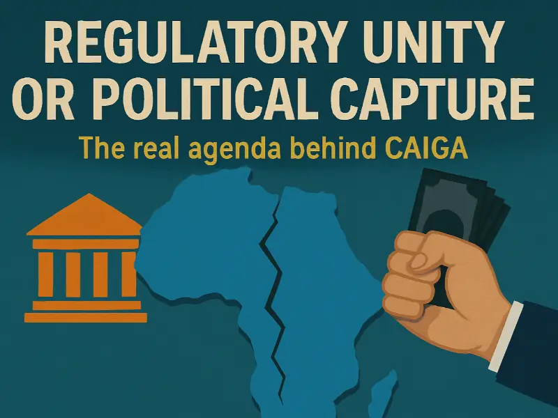 ¿Unidad regulatoria o captura política? La verdadera agenda detrás de CAIGA
