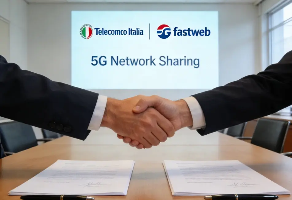 Telecom Italia 与 Fastweb 通过网络共享协议削减 5G 成本