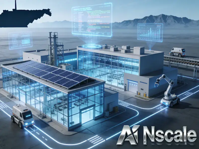 Nscales Monarch in West Virginia: 1,35 GW geplant, nicht in Betrieb