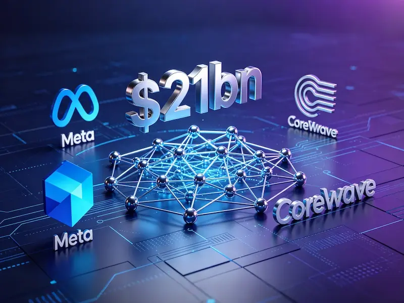 Meta verstärkt seinen KI-Cloud-Vorstoß mit einem 21-Milliarden-Dollar-Abkommen mit CoreWeave