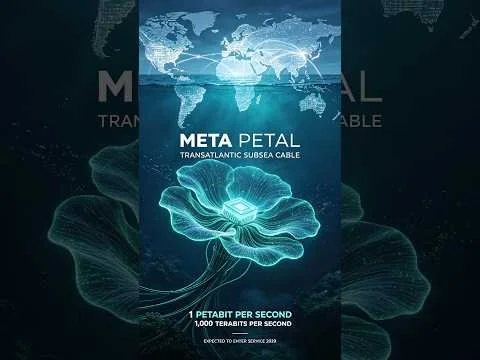 Meta’s New Petal Subsea Cable: 1 Petabit Per Second Between US & France