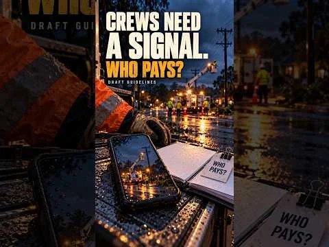 A Blackout Hits. Who Pays to Keep Crews Connected?