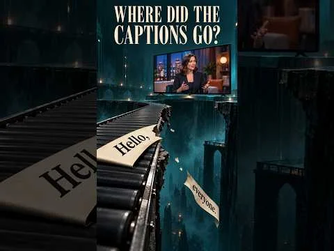 The Picture Is Perfect. So Why Are the Captions Missing?