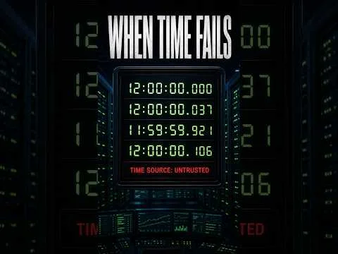 Everything Works. But the Network Can’t Trust the Time.