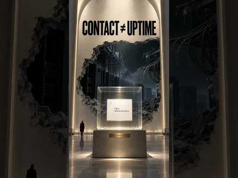 Tideo Closed. AS210972 Went Quiet. Why Is the Contact Record Still There?