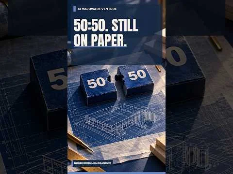 A 50:50 AI Hardware Venture Is Still on Paper