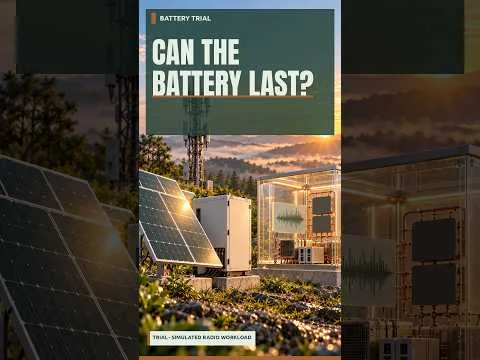 Can a Cell Site Battery Last Longer? The Trial Isn't a Result