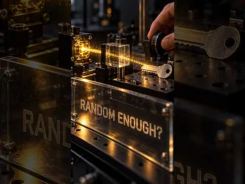 Can Quantum Randomness Make a Secure Key?