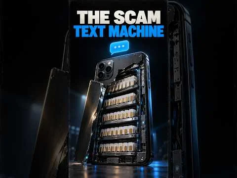 The Machine Behind Scam Texts: SIM Farms Explained