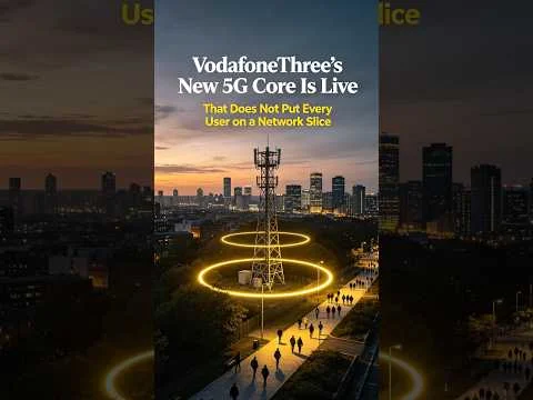 VodafoneThree’s New 5G Core Is Live. That Does Not Put Every User on a Network Slice.