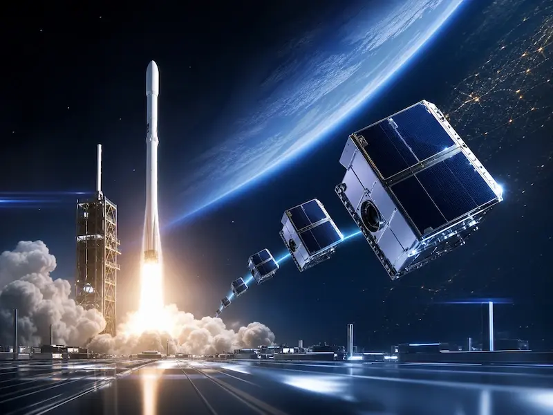 Foxconn запускает спутники PEARL с помощью Falcon 9