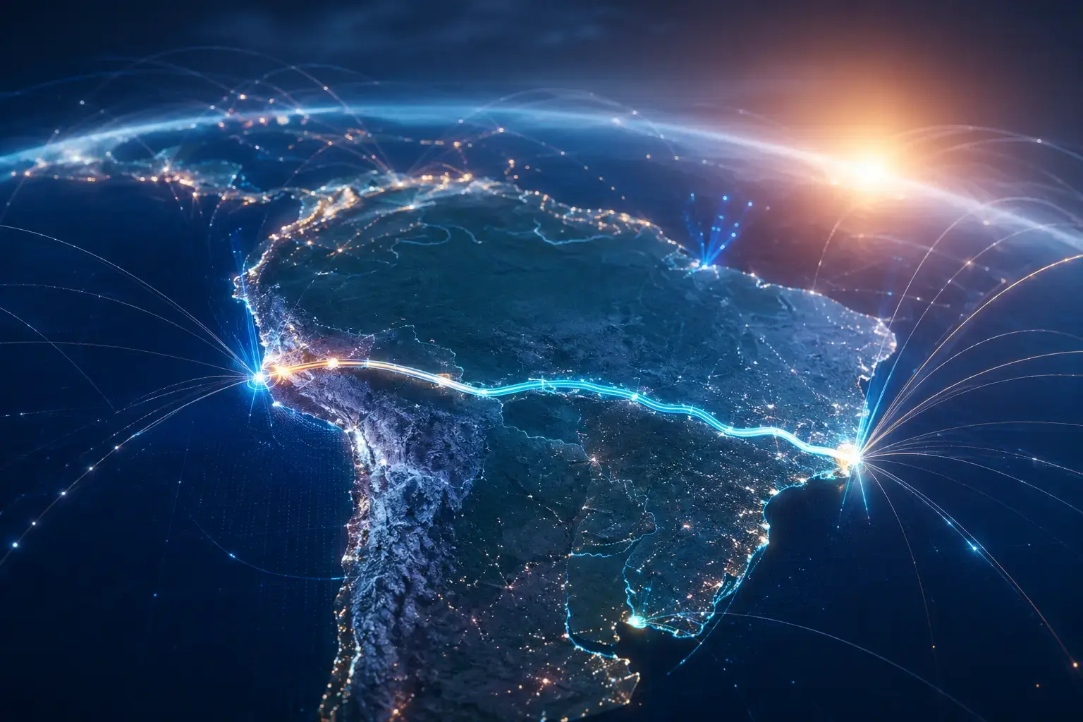 Sparkle وEntel Bolivia تطلقان طريقًا للألياف الضوئية في أمريكا الجنوبية