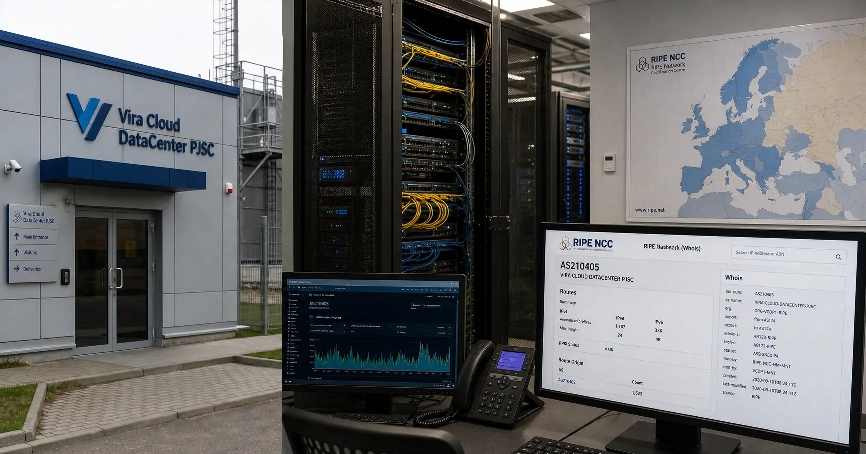 Vira Cloud centros de datos PJSC