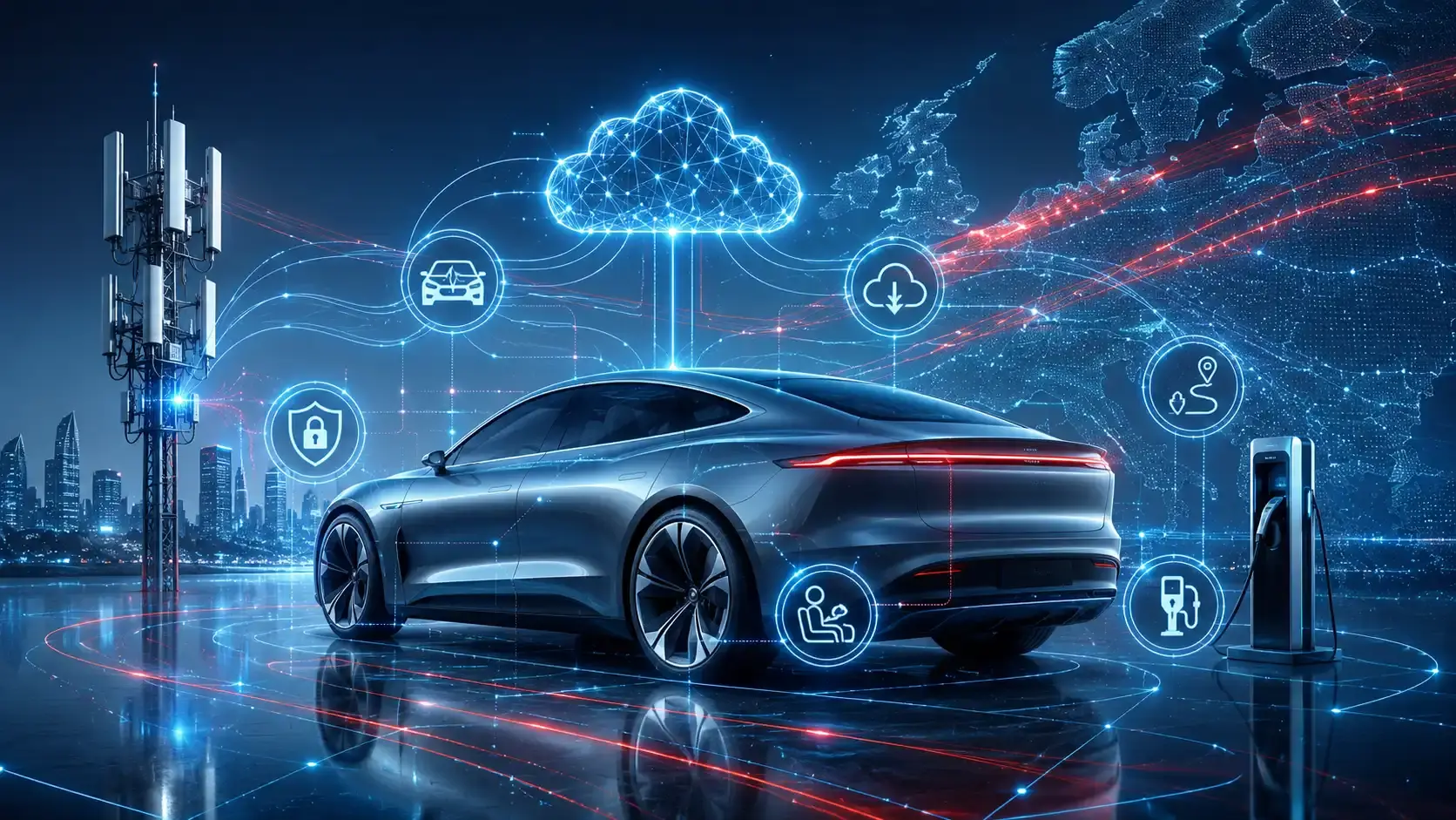 Vodafone توسع شراكتها في المركبات المتصلة مع Geely