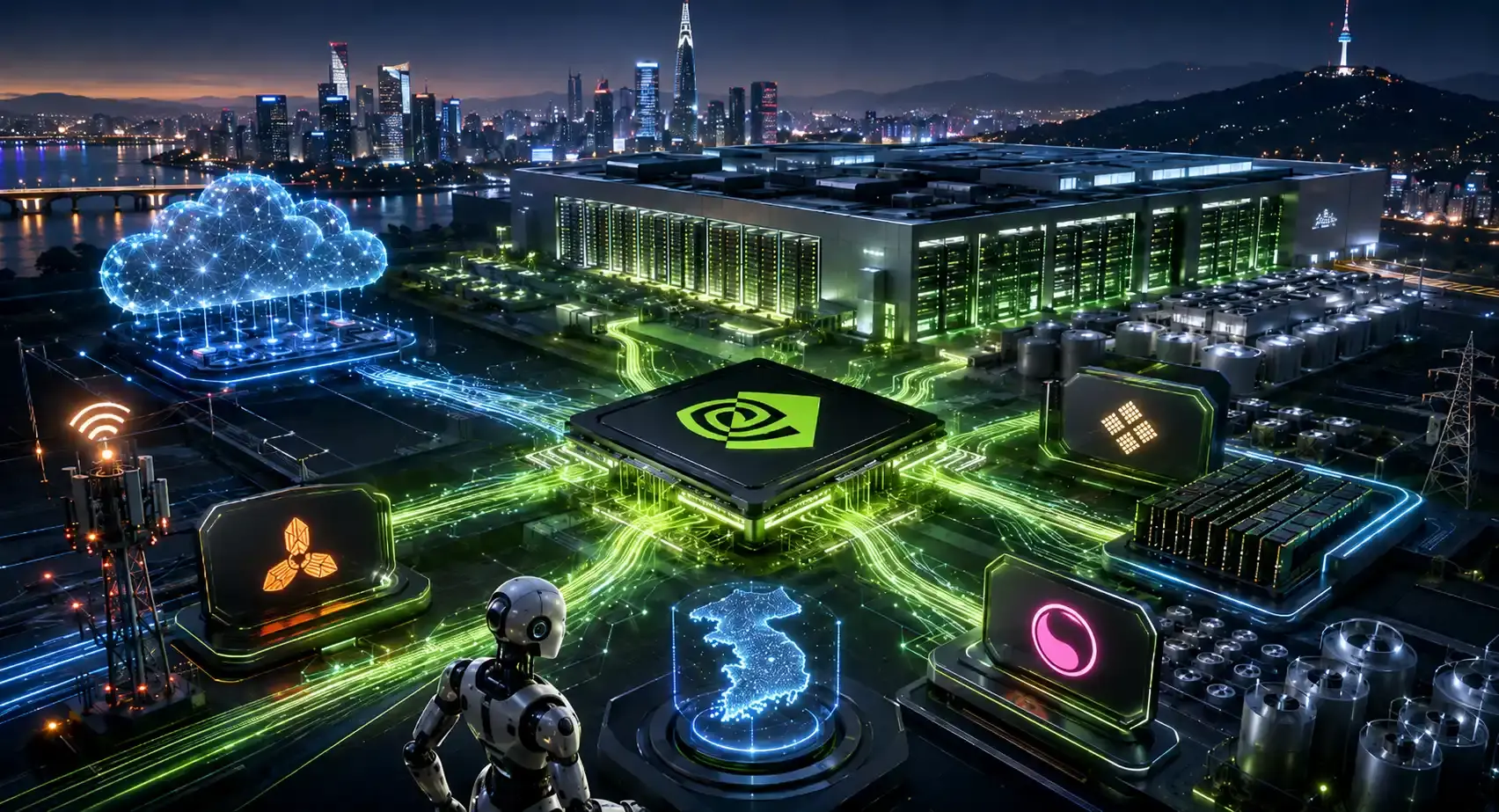 Nvidia conclut des accords avec les géants coréens pour faire avancer le boom de l'IA