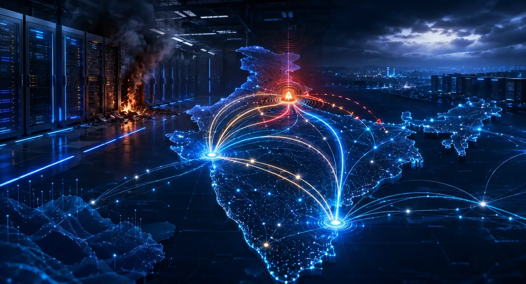 Google Cloud reroutes India traffic after Delhi data centre fire