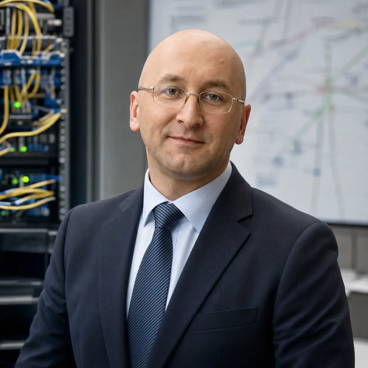 Piotr Srebniak und die diskrete operative Schicht der Konsolidierung der polnischen Glasfaser