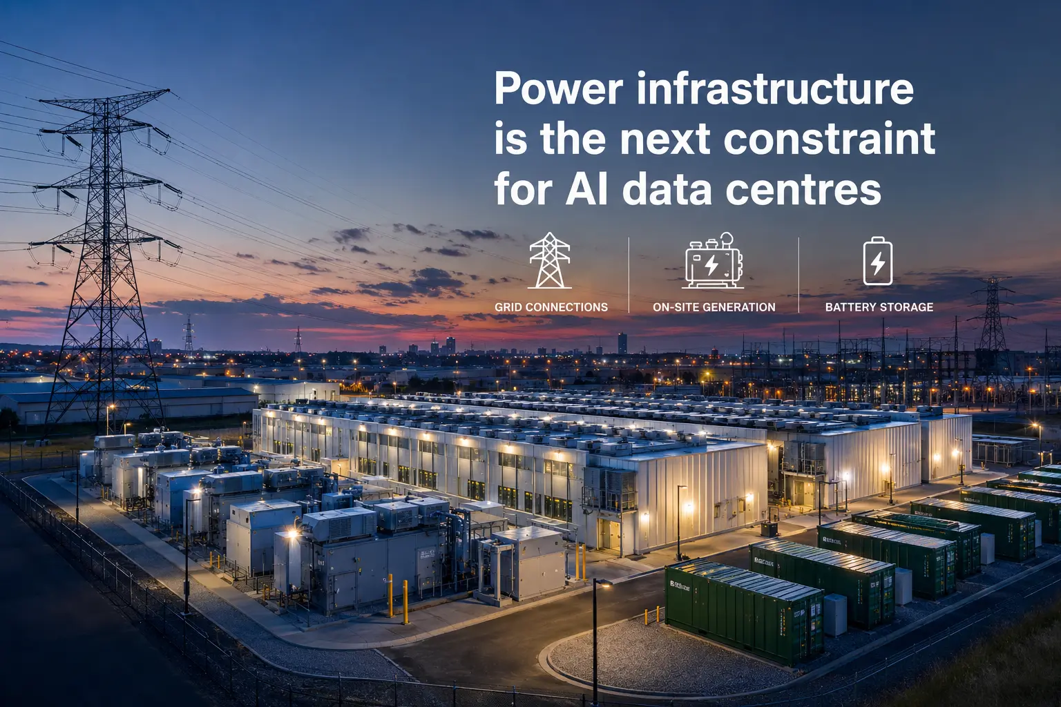 Wärtsilä advierte que la infraestructura energética ralentiza la entrega de centros de datos de IA