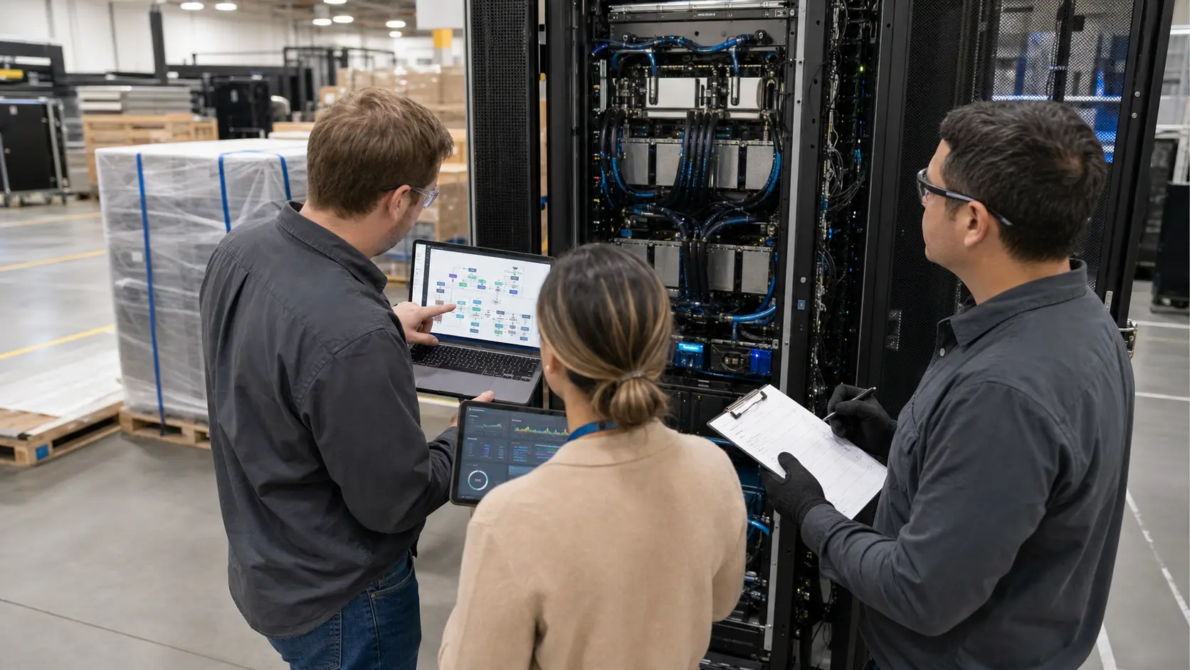 للرف عنوان عودة: Quanta Computer USA على حدود مصنع الذكاء الاصطناعي