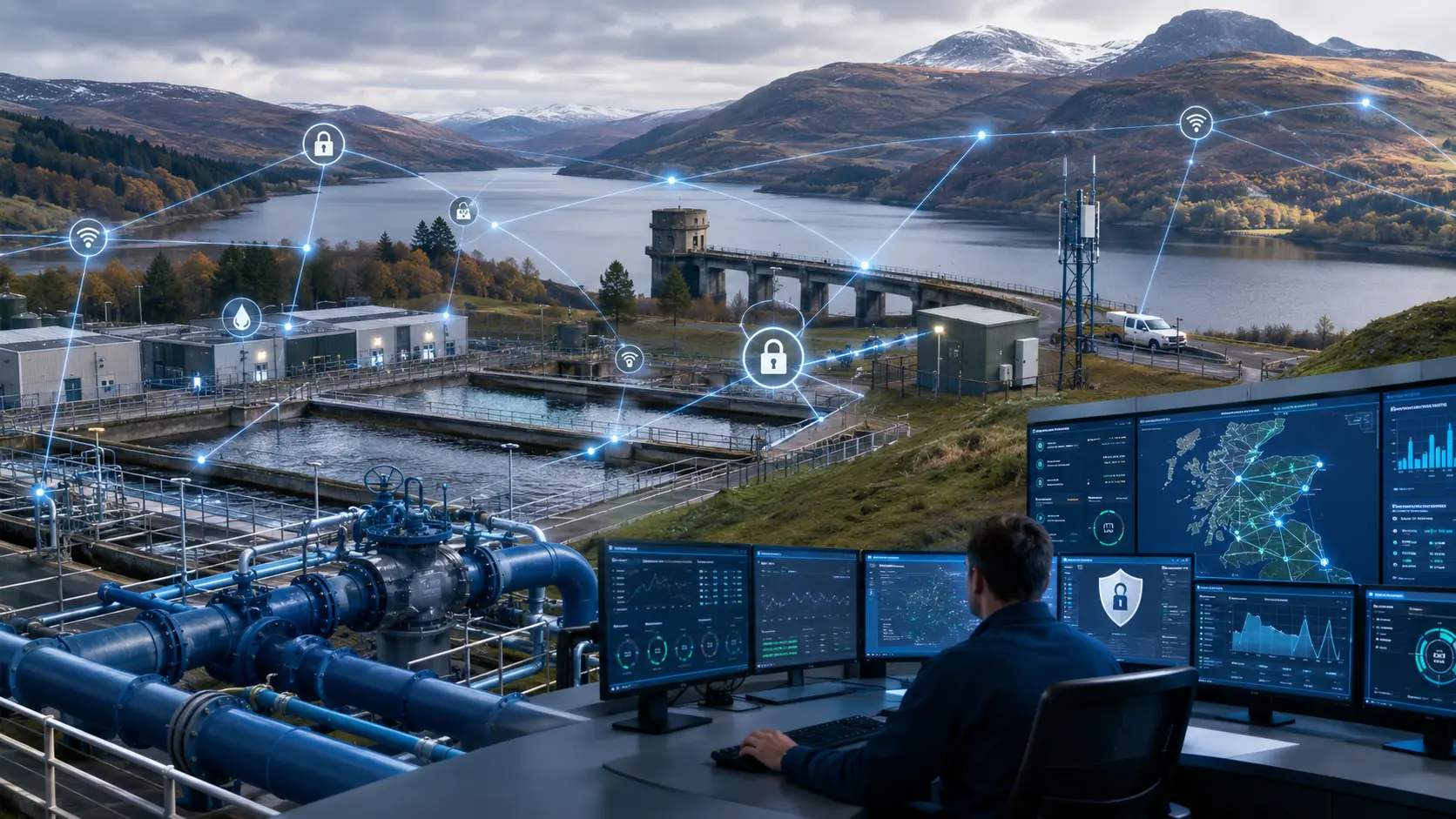 Scottish Water concede contrato de rede de até £130 milhões à BT