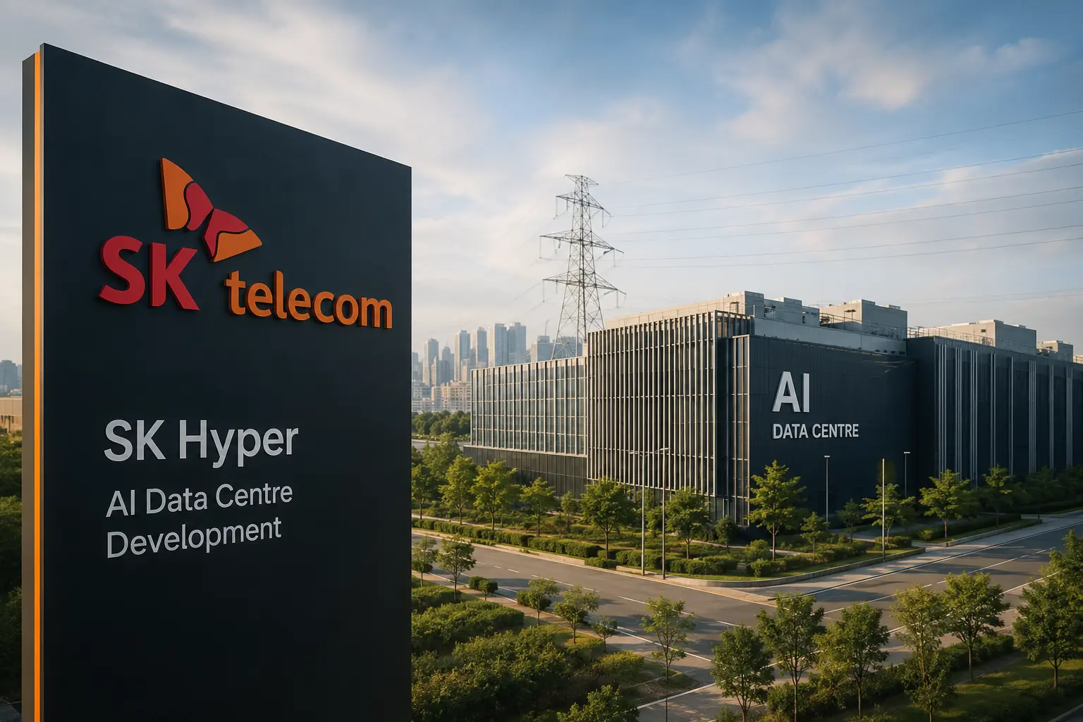 SK Telecom、データセンター開発のため SK Hyper を設立