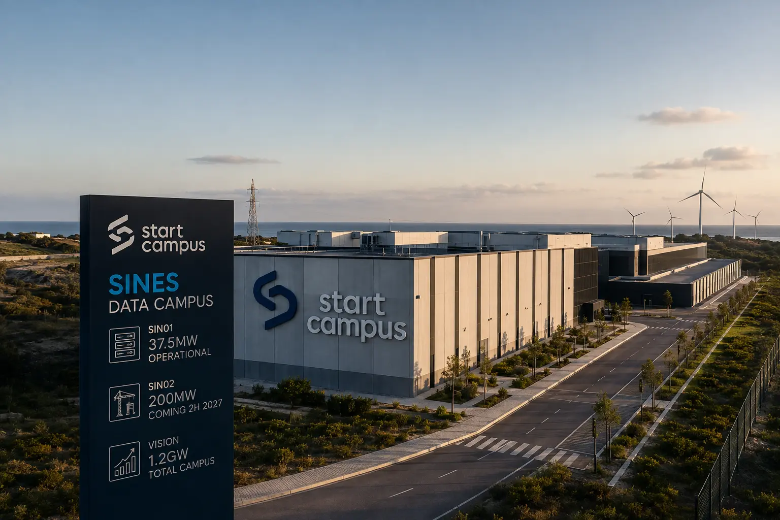 Start Campus、200MW の SIN02 を2027年開業目標に