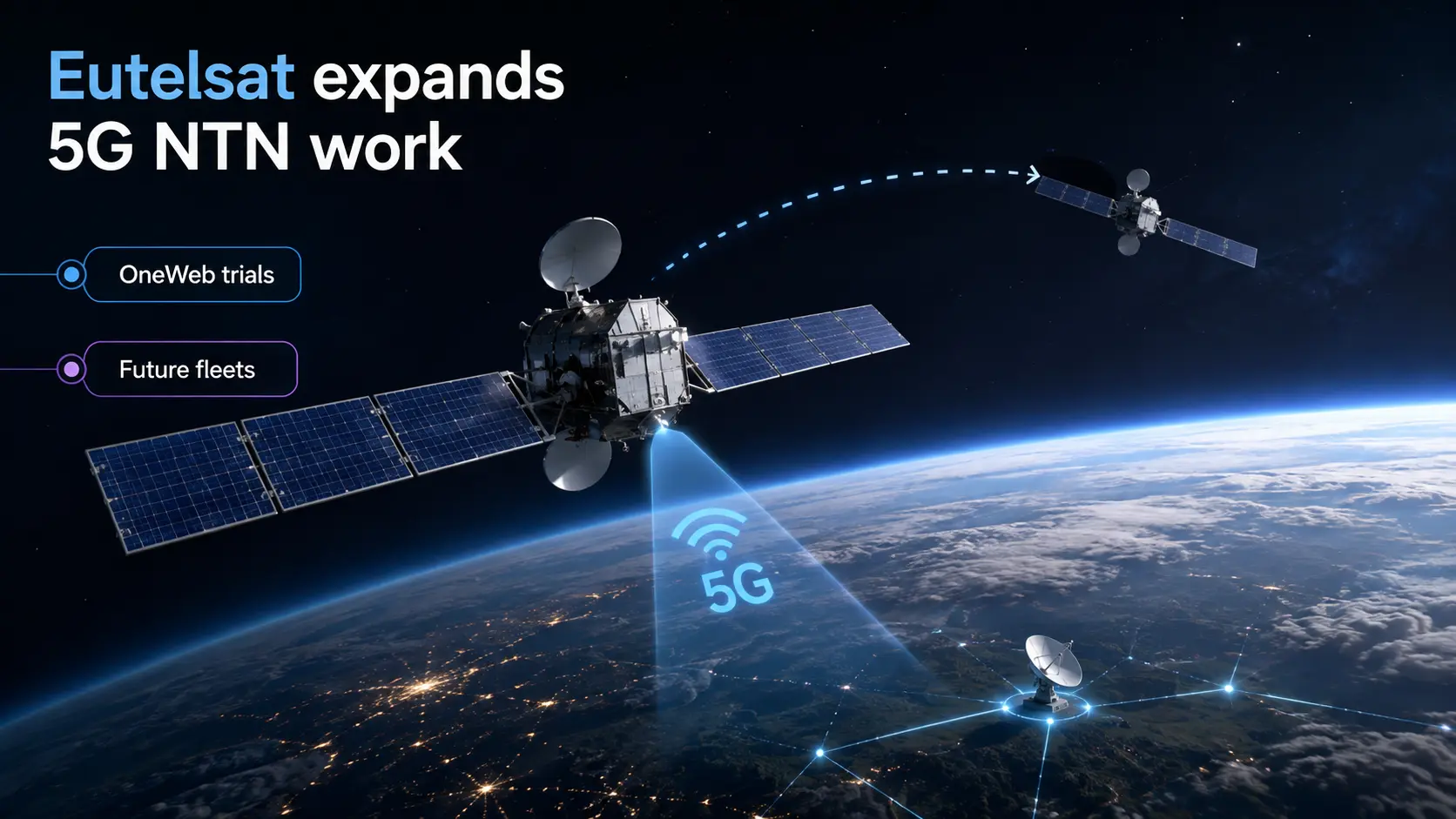 Eutelsat erweitert 5G-NTN-Arbeit über OneWeb hinaus