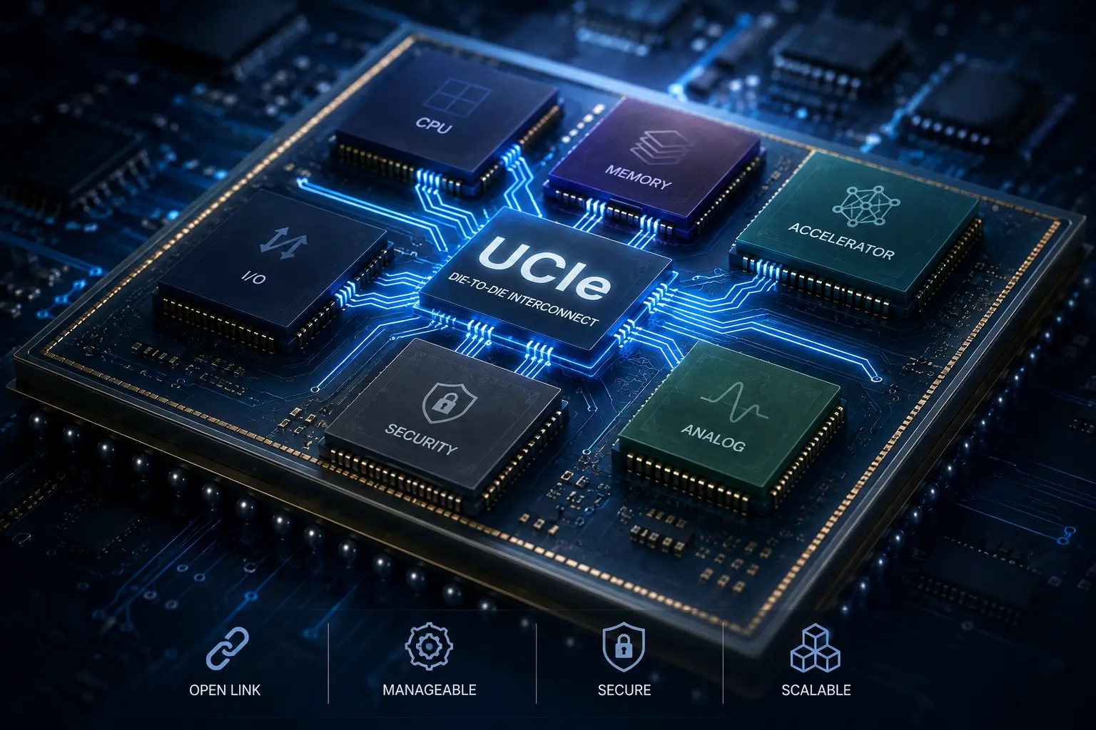 A promessa de chiplets da UCIe se decide além da conexão