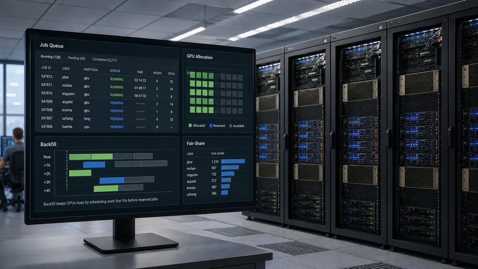 Slurm: o escalonador que decide quem fica com a GPU